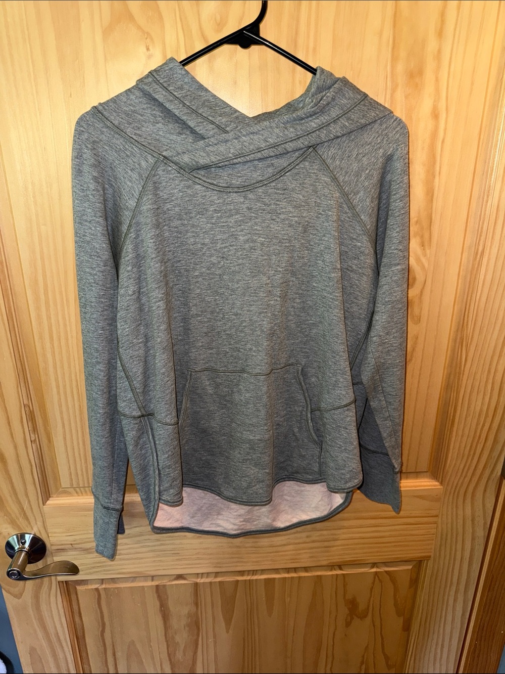 Lululemon Gray Women's Hooded Pullover Sweatshirt